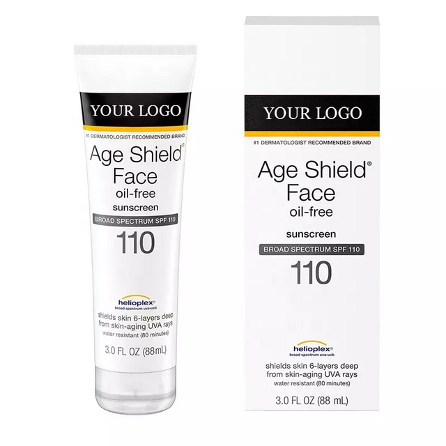 Натуральный солнцезащитный лосьон под частной маркой SPF 110, увлажняющий отбеливающий органический солнцезащитный крем