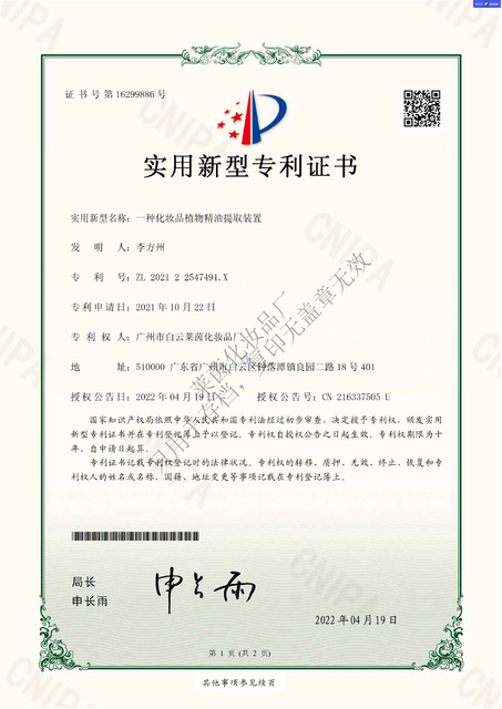 ПАТЕНТ НА ​​ПОЛЕЗНУЮ МОДЕЛЬ