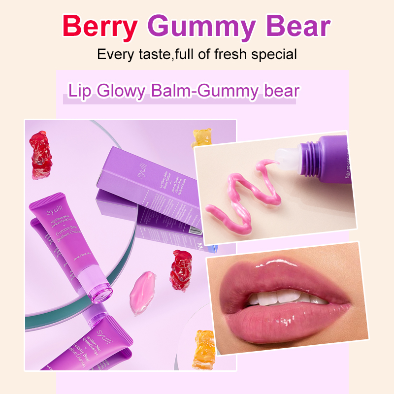 Сияющий бальзам для губ Syulli – Berry & Gummy Bear