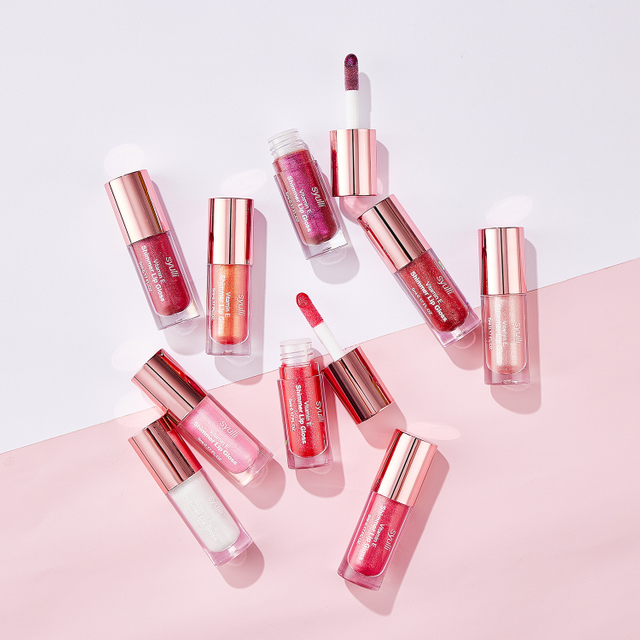 OEM 6 ЦВЕТОВ под собственной торговой маркой Органический глянцевый цвет Nude Shimmer Mini Lip Gloss