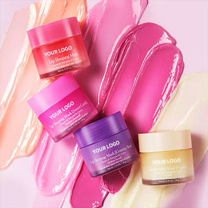 Частная марка Веганский органический бальзам для губ с витамином С Помада Питательная увлажняющая ночная маска для губ