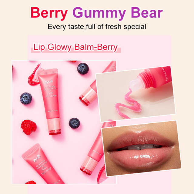 Сияющий бальзам для губ Syulli – Berry & Gummy Bear