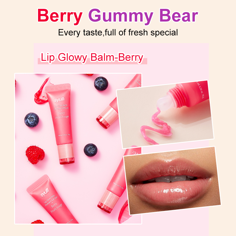 Сияющий бальзам для губ Syulli – Berry & Gummy Bear