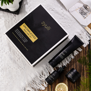 Натуральные органические антивозрастные продукты под частной маркой VC, крем для ухода за кожей лица, очищающая сыворотка, 3 предмета, мужской набор для ухода за кожей