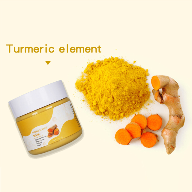 Маска для лица с куркумой и глиной под собственной торговой маркой