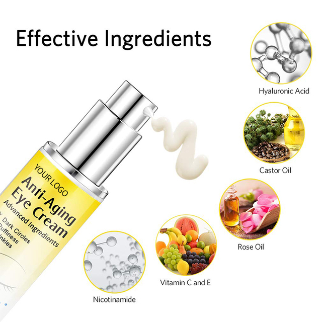 OEM индивидуальный антивозрастной крем для глаз